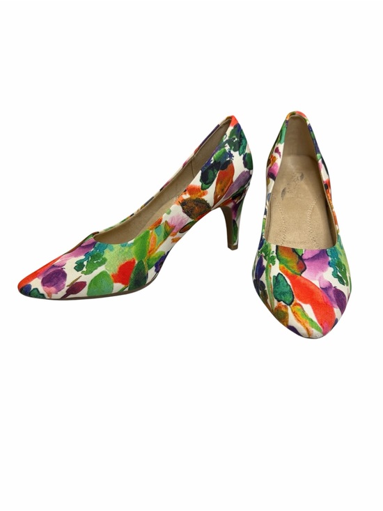 AEROSOLES Shoes - AEROSOLES Multicolor Floral Pointed-Toe Pumps
